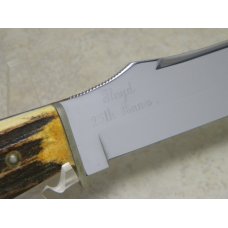 Case 523-6 Stag Fixed Blade Hunting Sheath Knife with Round Pommel c.1940-65 Case 523-6 Stag Fixed Blade Hunting Sheath Knife with Round Pommel c.1940-65