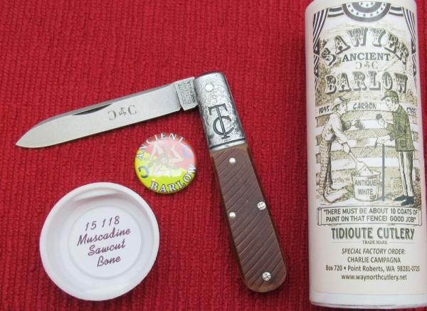 NEW Tidioute Charlie Campagna Sawyer Ancient Barlow Knife by Great Eastern Cutlery. GEC NEW Tidioute Charlie Campagna Sawyer Ancient Barlow Knife by Great Eastern Cutlery. GEC
