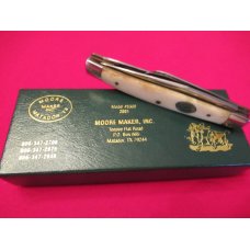 Moore Maker Inc. Smoth Natural Bone Stockman Handle Pattern # 5300