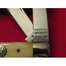 Moore Maker Inc. Smoth Natural Bone Stockman Handle Pattern # 5300