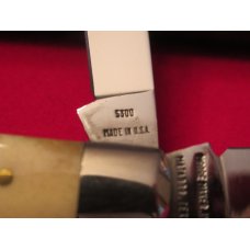 Moore Maker Inc. Smoth Natural Bone Stockman Handle Pattern # 5300
