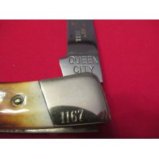 Queen City Stag Handle Lock Back (Drake Well) Queen City Stag Handle Lock Back (Drake Well)