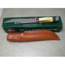 Case XX USA 2006 Genuine Stag 581-6 Hunter Fixed Blade Sheath Knife in Box - Case Item # 05550 Case XX USA 2006 Genuine Stag 581-6 Hunter Fixed Blade Sheath Knife in Box - Case Item # 05550