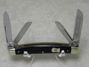 Kissing Crane Robt Klaas Solingen Germany Slick Black 1742 XIV Congress Knife c.1975