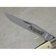 Schrade + USA SC503 Scrimshaw Linerlock Trapper Knife Schrade + USA SC503 Scrimshaw Linerlock Trapper Knife