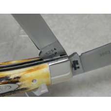 Case XX Stainless USA 4 Dot (1976) Stag 5254 SSP Razor Edge Trapper Knife Case XX Stainless USA 4 Dot (1976) Stag 5254 SSP Razor Edge Trapper Knife