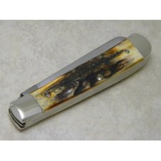Case XX Stainless USA 4 Dot (1976) Stag 5254 SSP Razor Edge Trapper Knife Case XX Stainless USA 4 Dot (1976) Stag 5254 SSP Razor Edge Trapper Knife