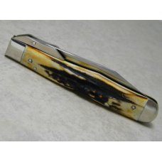 Case XX Stainless USA 4 Dot (1976) Stag 5111 1/2 L SSP Razor Edge Cheetah Pattern Knife Case XX Stainless USA 4 Dot (1976) Stag 5111 1/2 L SSP Razor Edge Cheetah Pattern Knife