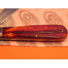 1965-69 Case xx Grand Daddy Barlow w Genuine Sawcut Red Bone handles #6143 -Great Snap/No Wobble 1965-69 Case xx Grand Daddy Barlow w Genuine Sawcut Red Bone handles #6143 -Great Snap/No Wobble