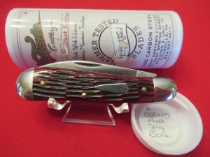  Great Eastern Tidioute Cutlery Red Jigged Bone Pattern # 550113