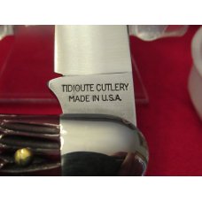 Great Eastern Tidioute Cutlery Red Jigged Bone Pattern # 550113 Great Eastern Tidioute Cutlery Red Jigged Bone Pattern # 550113