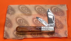 1979 Case xx USA Barlow w/ Beautiful Appaloosa Bone handles #A62009 1/2  -Great Snap and NO Wobble