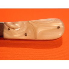 2007 Bulldog Brand, HAND MADE 1 Blade Barlow with Fantastic Oyster Swirl Handles & Orig Box -NOS/NM 2007 Bulldog Brand, HAND MADE 1 Blade Barlow with Fantastic Oyster Swirl Handles & Orig Box -NOS/NM