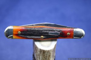 Schatt & Morgan #56 Medium Amber Stag Coke Bottle. 1 of 40. #1096