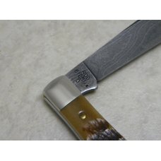 Case XX Bradford PA USA 1990 ROG6125 1/2 D Rogers Bone Damascus Little Coke Bottle Knife in Box Case XX Bradford PA USA 1990 ROG6125 1/2 D Rogers Bone Damascus Little Coke Bottle Knife in Box