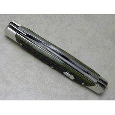 Fight'n Rooster Germany Green Bone Acorn Shield Stockman Knife