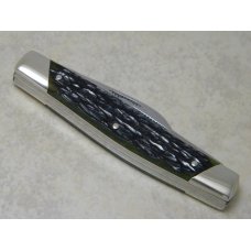 Fight'n Rooster Germany Green Bone Acorn Shield Stockman Knife
