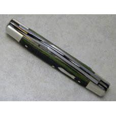 Fight'n Rooster Germany Green Jigged Bone Federal Shield Stockman Knife