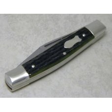 Fight'n Rooster Germany Green Jigged Bone Federal Shield Stockman Knife