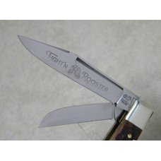 Fight'n Rooster Germany Brown Jigged Bone Federal Shield Stockman Knife