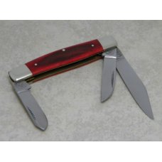 Fight'n Rooster Germany Smooth Red Bone Federal Shield Stockman Knife