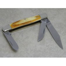 Fight'n Rooster Germany Smooth Bone Tennessee Commercial Vehicle Enforcement Stockman Knife c.1996