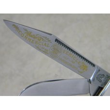 Fight'n Rooster Germany Smooth Bone Tennessee Commercial Vehicle Enforcement Stockman Knife c.1996 Fight'n Rooster Germany Smooth Bone Tennessee Commercial Vehicle Enforcement Stockman Knife c.1996