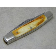 Fight'n Rooster Germany Smooth Bone Tennessee Commercial Vehicle Enforcement Stockman Knife c.1996 Fight'n Rooster Germany Smooth Bone Tennessee Commercial Vehicle Enforcement Stockman Knife c.1996