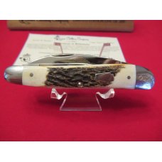 Schatt & Morgan Stag Handle Large Dog Leg Whittler 9th Edition President's Choice Schatt & Morgan Stag Handle Large Dog Leg Whittler 9th Edition President's Choice