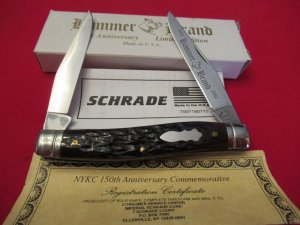 Hammer Brand Limited Edition 150th Anniversary  Bone Handle Muskrat 