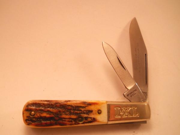 IXL Wostenholm Stag Barlow Knife 
