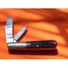 Vintage Boker (Tree Brand) 2 Blade Barlow with Beautiful Red Pick Bone Handles! -M/NM & NOS Vintage Boker (Tree Brand) 2 Blade Barlow with Beautiful Red Pick Bone Handles! -M/NM & NOS