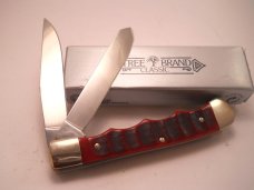 German Boker Hunter's Trapper Red Bone Finger Grips German Boker Hunter's Trapper Red Bone Finger Grips