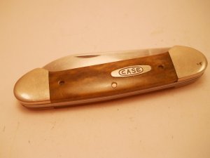 Case Canoe Knife A 62131 Appaloosa Bone 
