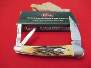 Case XX Seahorse Vintage Bone  Handle  Whittler Pattern # 6355WH SS