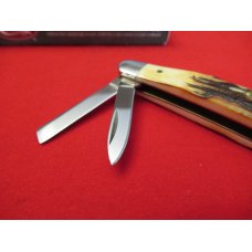 Case XX Seahorse Vintage Bone Handle Whittler Pattern # 6355WH SS Case XX Seahorse Vintage Bone Handle Whittler Pattern # 6355WH SS