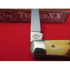 Case XX Stag Handle Mini Trapper Pattern # 5107W CV Case XX Stag Handle Mini Trapper Pattern # 5107W CV