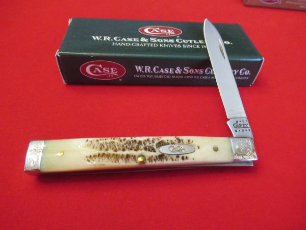 Case XX Doctors Knife Vintage Bone Handles Scrolled Bolsters Pattern # V6185 SS Case XX Doctors Knife Vintage Bone Handles Scrolled Bolsters Pattern # V6185 SS