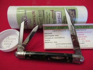 Great Eastern Northfield UN-X-LD  Black Gold Whittler Pattern # 892309