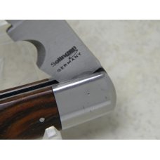 Fight'n Rooster Solingen Germany Wood 1 Blade Electricians Knife with Wire Stripper