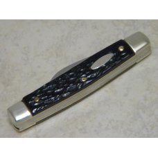 Fight'n Rooster Germany Jigged Bone Oval Shield Small Stockman Knife
