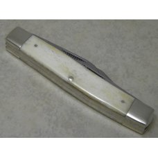 Bulldog Brand Hammer Forged Solingen Germany Smooth Natural Bone Stockman Knife c.2004 Bulldog Brand Hammer Forged Solingen Germany Smooth Natural Bone Stockman Knife c.2004