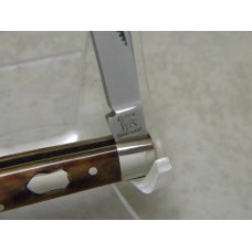 Bulldog Brand Hammer Forged Solingen Germany Smooth Brown Bone Tiny 2 Blade Stockman Knife c.1998 Bulldog Brand Hammer Forged Solingen Germany Smooth Brown Bone Tiny 2 Blade Stockman Knife c.1998