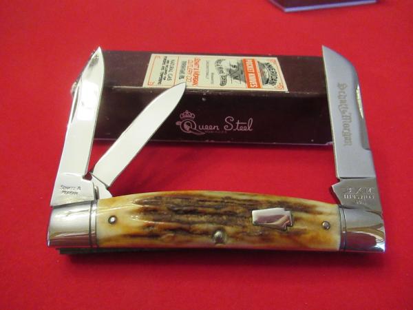 Schatt & Morgan Stag Handle 3 Blade Congress Schatt & Morgan Stag Handle 3 Blade Congress