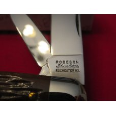 Robeson ShurEdge Peachseed Jigged Bone Handle 2 Blade Jack Pattern # 0622056 Robeson ShurEdge Peachseed Jigged Bone Handle 2 Blade Jack Pattern # 0622056