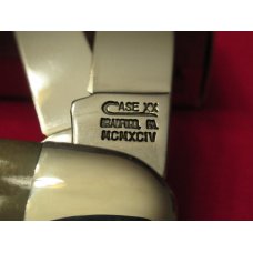 Case XX Roman Numeral 4 Blade 2nd cut Bone Handle Stockman Pattern # RPB6447 Case XX Roman Numeral 4 Blade 2nd cut Bone Handle Stockman Pattern # RPB6447