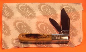 1979 Case xx USA Barlow w/ Beautiful Appaloosa Bone handles #A62009 1/2  -Great Snap and NO Wobble