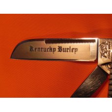 Vintage Bulldog Brand HAND MADE, 2 Blade "Kentucky Burley" Tobacco Barlow w Gnarly Deer Stag Handles Vintage Bulldog Brand HAND MADE, 2 Blade "Kentucky Burley" Tobacco Barlow w Gnarly Deer Stag Handles