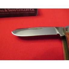 Case XX Cranberry Silver Script Sowbelly Pattern # TB6339 SS Case XX Cranberry Silver Script Sowbelly Pattern # TB6339 SS