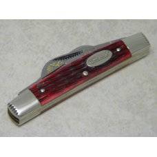 Fight'n Rooster Germany Jigged Red Bone Clay County Tennessee Knife & Gun Club Congress Knife c.1998